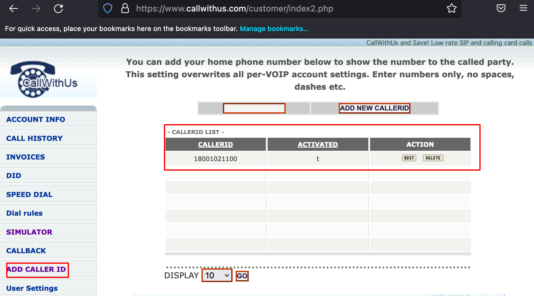 zoiper call spoofing